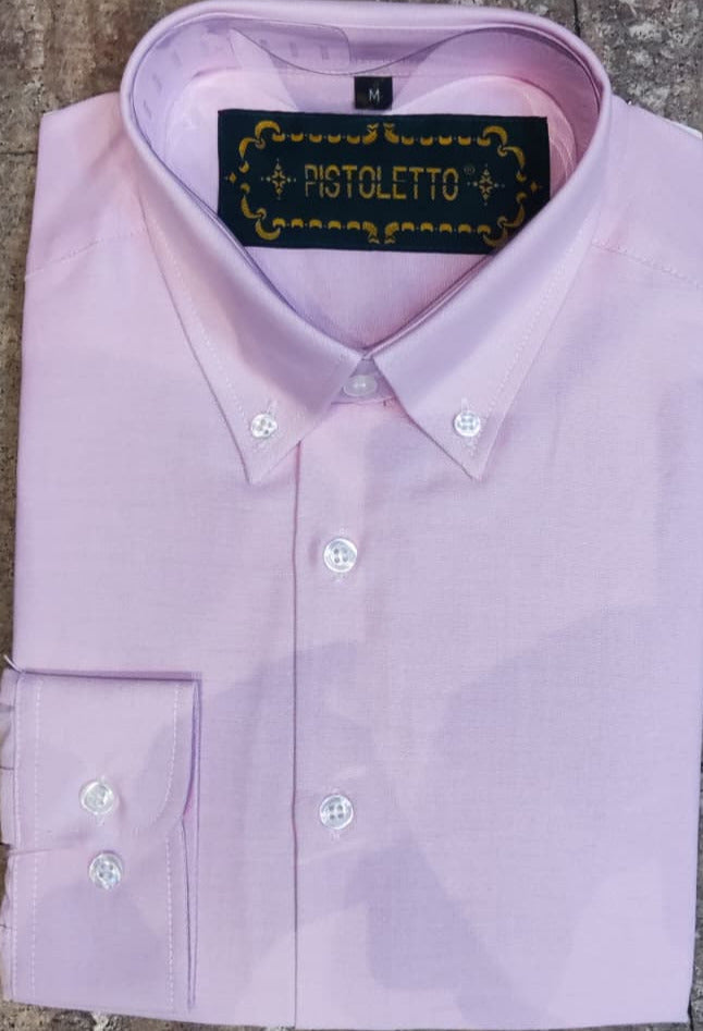 Camisa Lisa Oxford Pistoletto Color Rosa