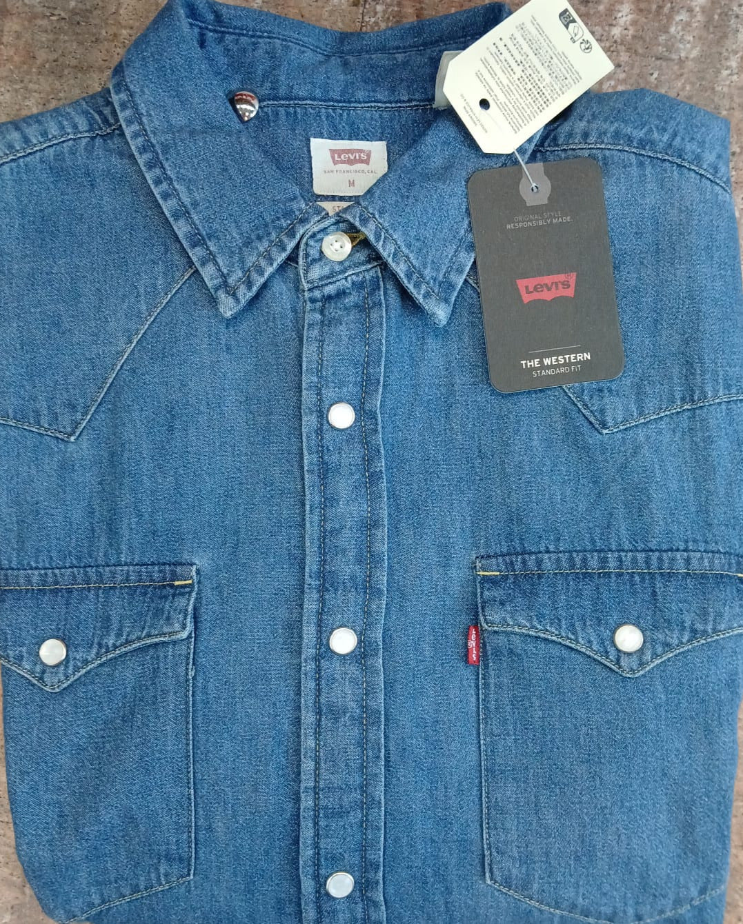 Camisa Vaquera  Levi´s  Color Azul Piedra REF. 001