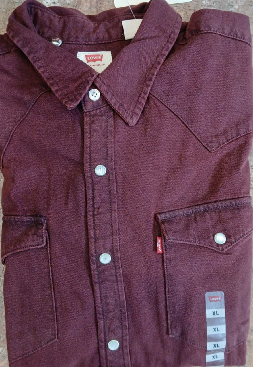 Camisa Vaquera  Levi´s  Color Granate REF. 194