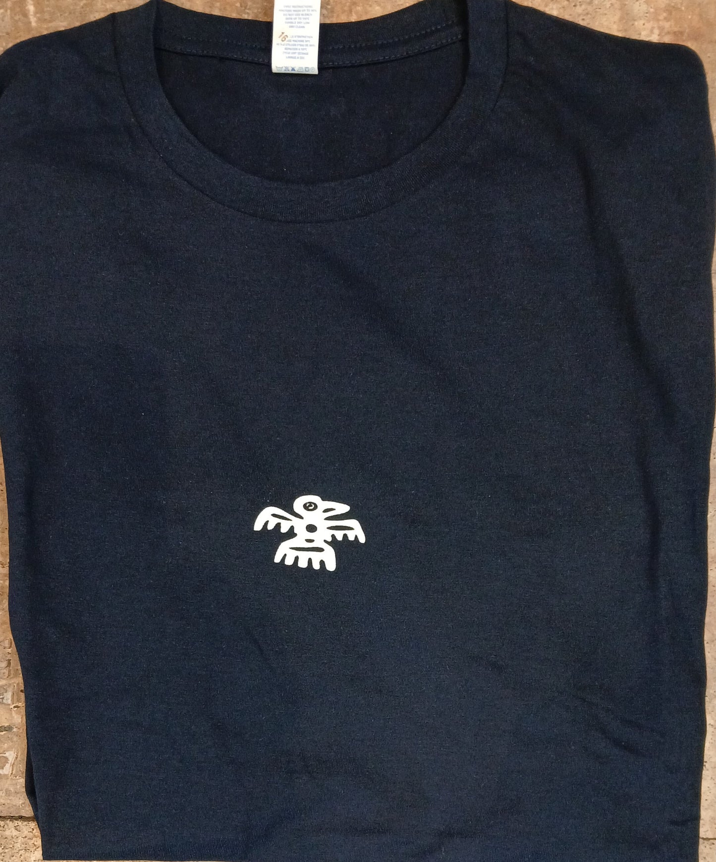 Camiseta pistoletto azul oscura
