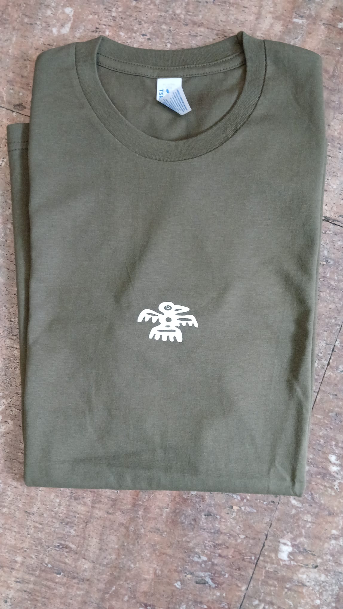Camiseta pistoletto verde militar