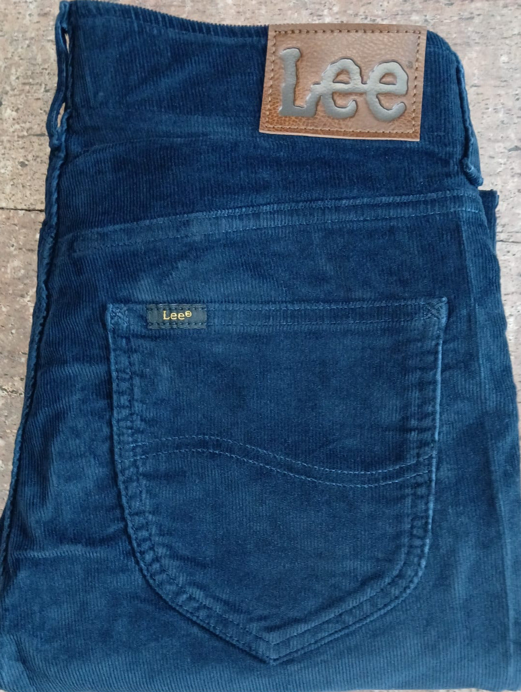 Pantalón LEE de Micro  Pana Hombre Marino