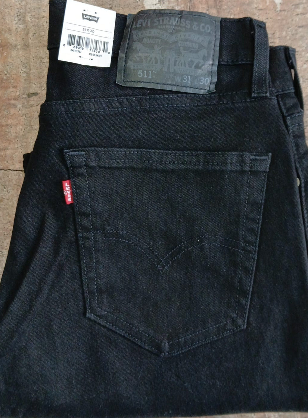 Pantalon levi´s 511 Color Negro/Negro REF. 907