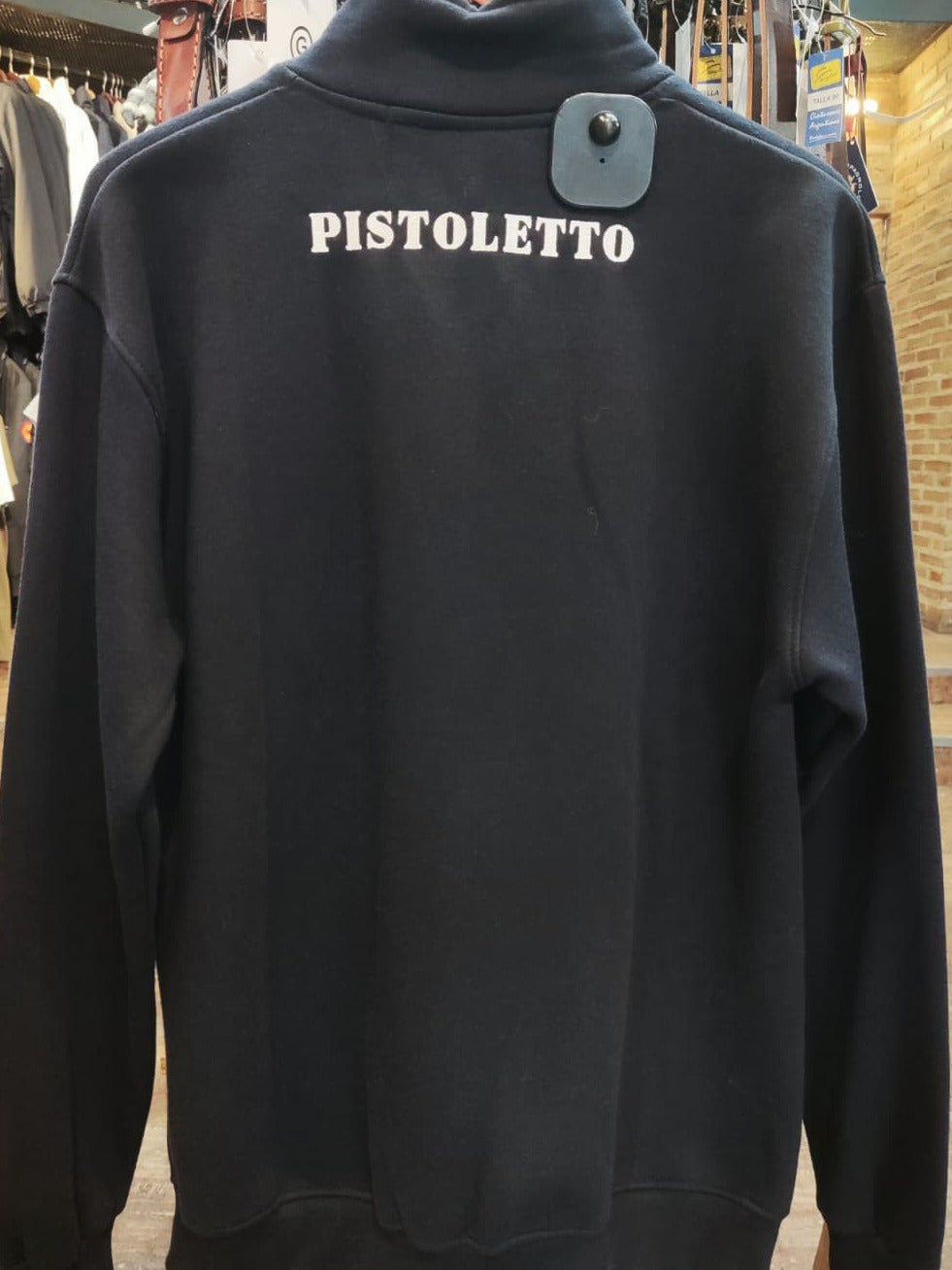 Trasera Sudadera pistoletto con cremallera Hombre