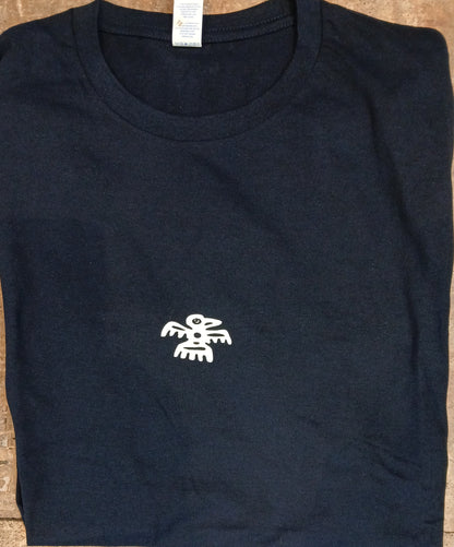 Camiseta pistoletto azul oscura